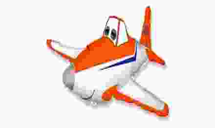 Шар (44'/112 см) Фигура, Гоночный самолет, Оранжевый, 1 шт.